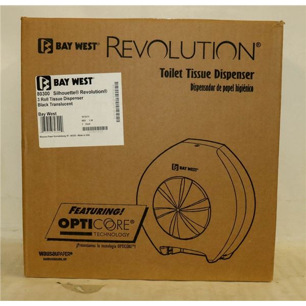 REVOLUTION 3 ROLL TISSUE DISPENSER