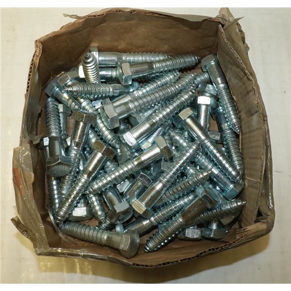 BOX OF HEX HD LAG BOLTS 3/4" X 4"