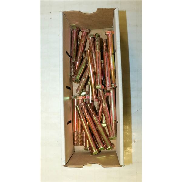 BOX OF 1/2-13X4-1/2 HEX CAP SCREWS GRADE 8 UNC