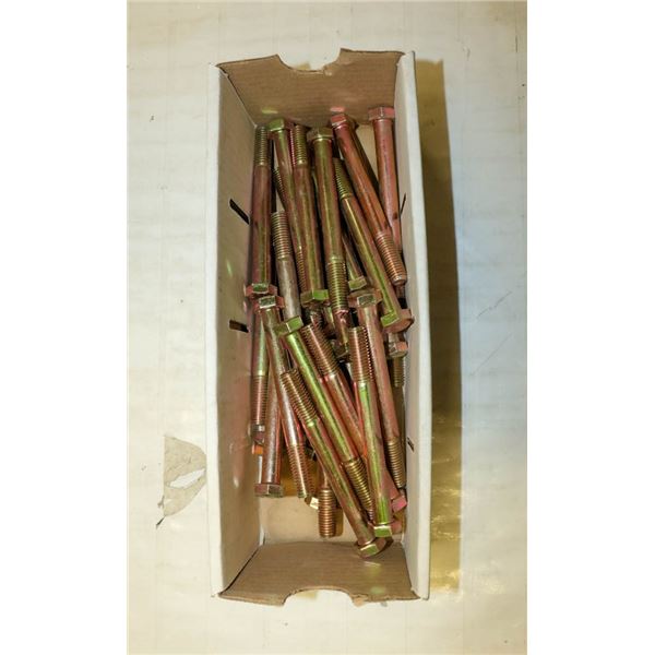 BOX OF 1/2-13X5 HEX CAP SCREWS GRADE 8 UNC