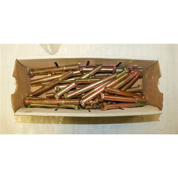 BOX OF 1/2-13X5 HEX CAP SCREWS GRADE 8 UNC