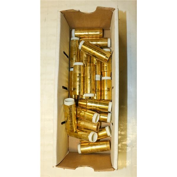 BOX OF ASSORTED BERNARD BRASS NOZZLE E-Z FEED GUN
