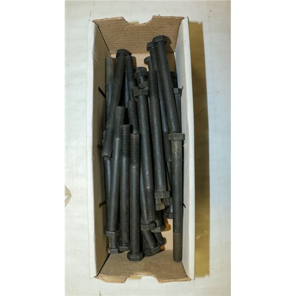 BOX OF 1/2"X6-1/2" HEX CAP SCREWS PARTIAL THREAD