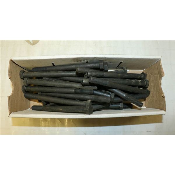 BOX OF 1/2"X6-1/2" HEX CAP SCREWS PARTIAL THREAD