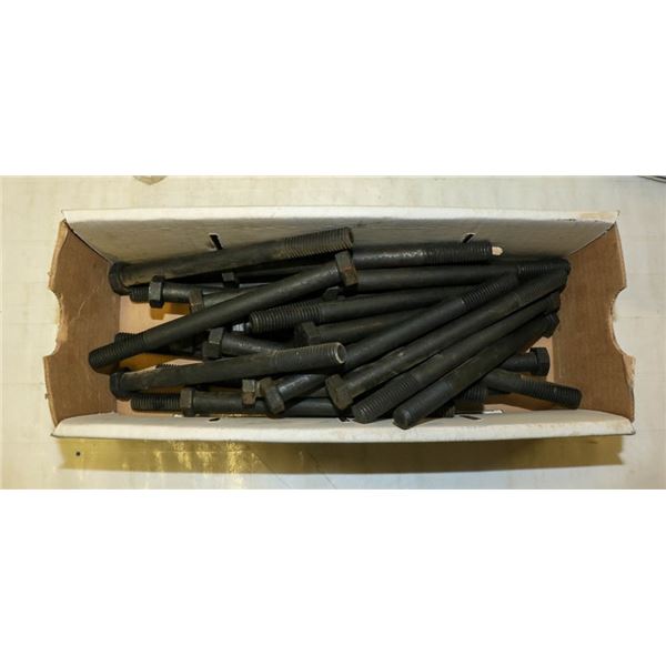 BOX OF 1/2"X6-1/2" HEX CAP SCREWS PARTIAL THREAD
