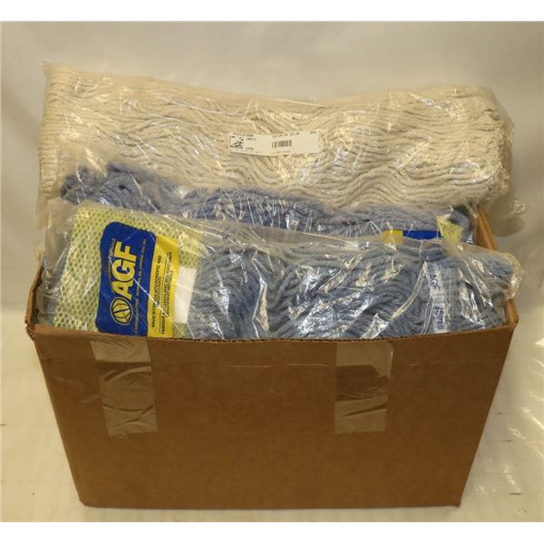 BOX OF ASSORTED MOP HEADS