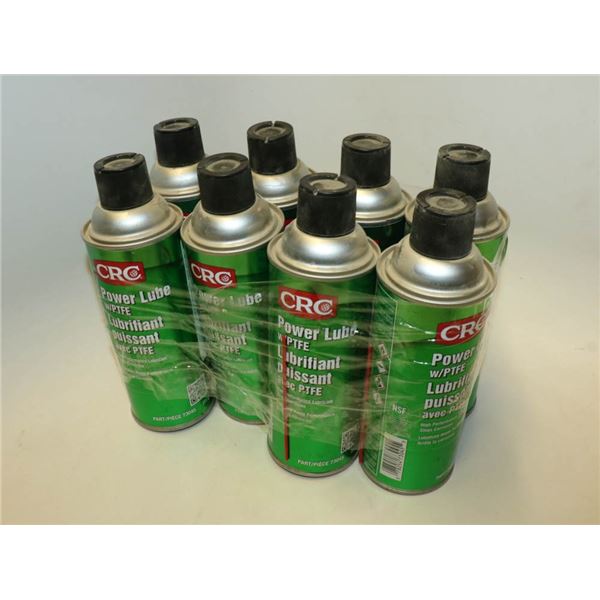 8 CANS OF CRC POWER LUBE WITH PTFE