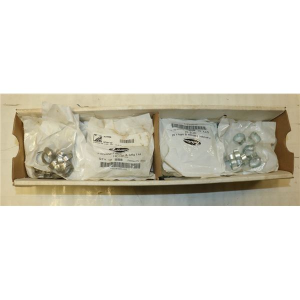 FLAT FULL OF FAIRVIEW HC10-12 & HC9-12 EAR CLAMPS