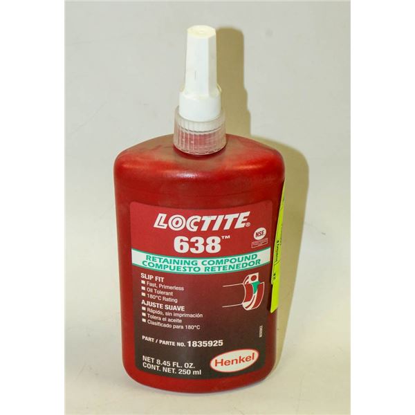 LOCTITE 638 RETAINING COMPOUND 250ML