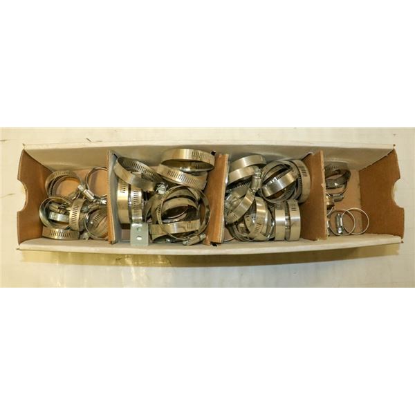 FLAT OF ASSORTED GEAR CLAMPS