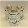 Image 1 : 3 CANS OF IPEX 5 WET/DRY PRIMER FOR PVC AQUA BLUE