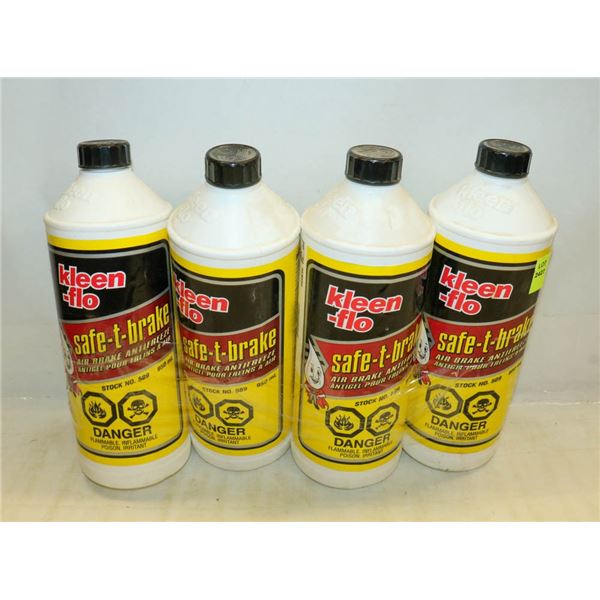KLEEN FLO BUNDLE OF 4 SAFE-T-BRAKE AIR BRAKE ANTI