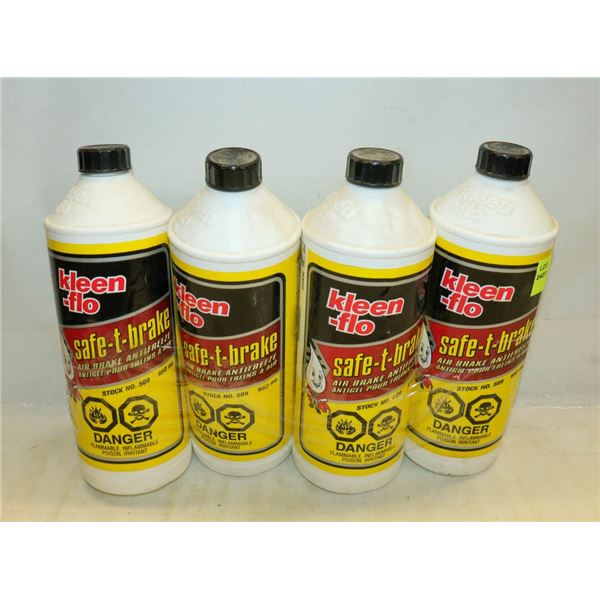 KLEEN FLO BUNDLE OF 4 SAFE-T-BRAKE AIR BRAKE ANTI