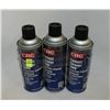 Image 1 : 3 CANS OF CRC CONTACT CLEANR 2000 368ML