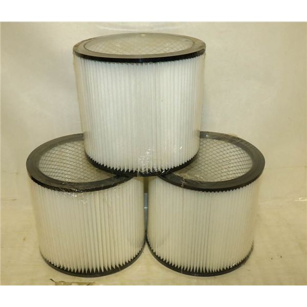 LOT OF 3 CARTRIDGE FILTERS FOR AURORA VACCUME