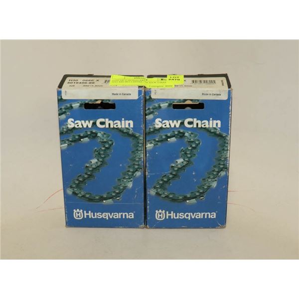 LOT OF 2 HUSQVARNA SAW CHAINS H30 MICRO CHISEL