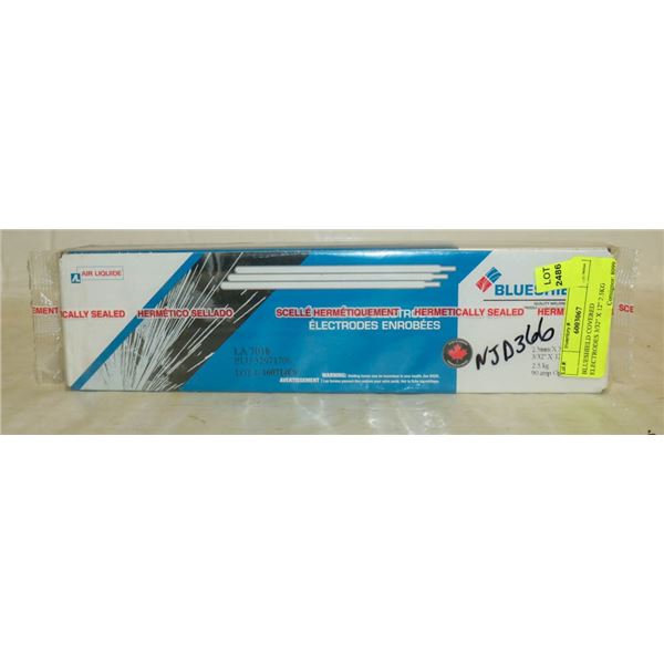 BLUESHIELD COVERED ELECTRODES 3/32" X 12" 2.5KG