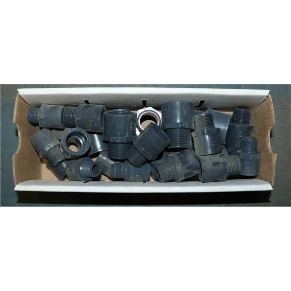 BOX OF PLUMBING CONNECTERS