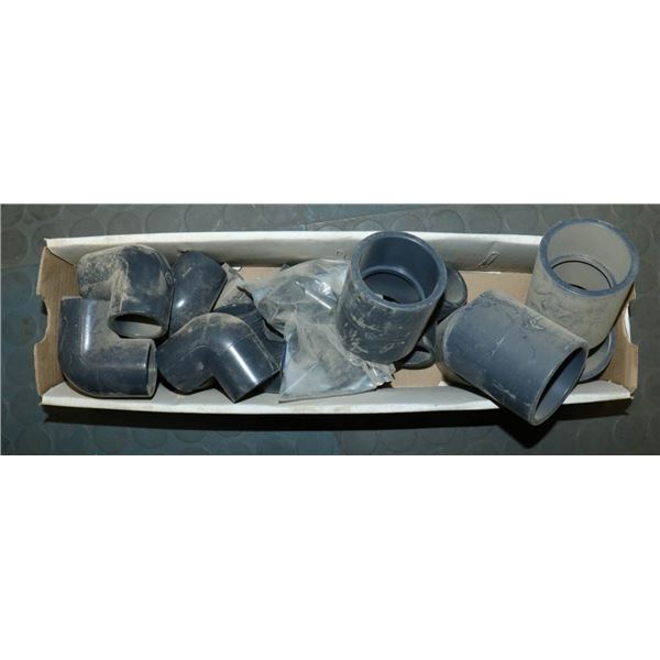 BOX OF PLUMBING CONNECTERS