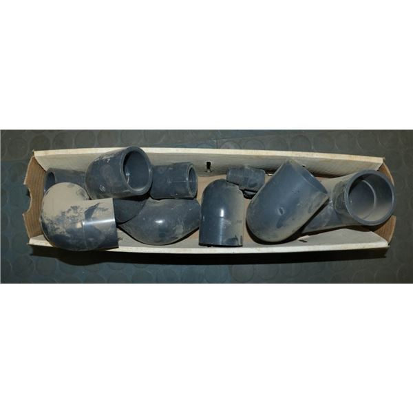 BOX OF PLUMBING CONNECTERS