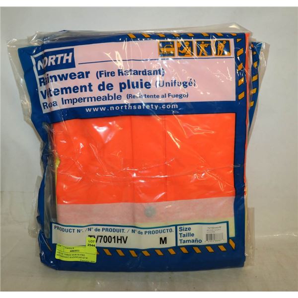 LOT OF THREE NORTH FIRE RETARDANT RAINWEAR SZ M