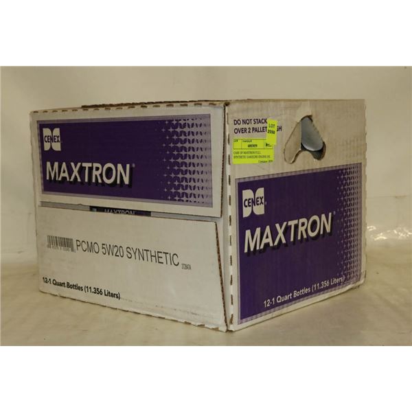 CASE OF MAXTRON FULL SYNTHETIC GASOLINE ENGINE OIL