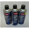 Image 1 : 3 BOTTLES OF CRC CONTANCT CLEANER 2000 368G EACH