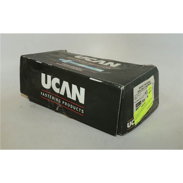 UCAN FASTENING WEDGE ANCHORS BOX OF 5