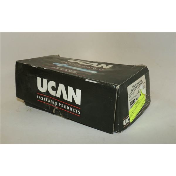 UCAN FASTENING WEDGE ANCHORS BOX OF 5