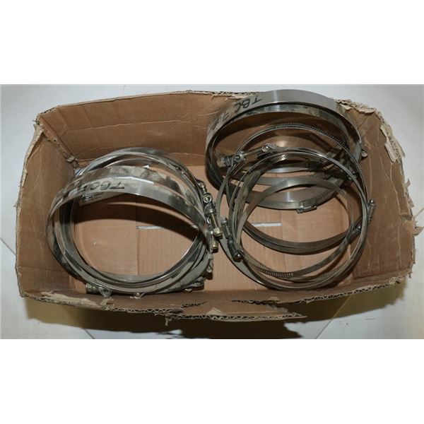 BOX OF T-BOLT GEAR CLAMPS