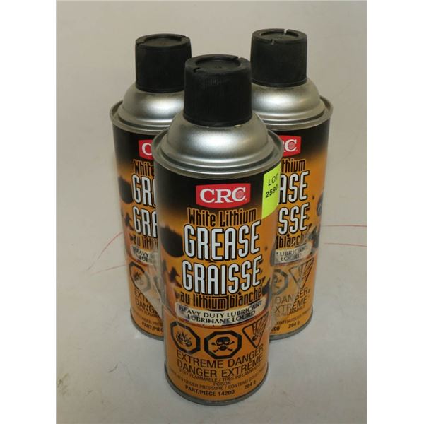 CRC WHITE LITHIUM GREASE 3 BOTTLES 284G EACH