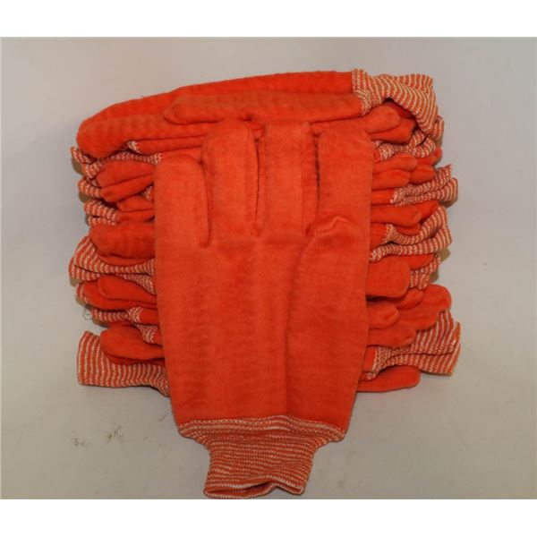 12 PAIRS OF JOMAC WORK KING HEAT RESISTANT GLOVES