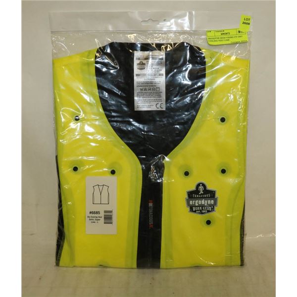 ERGODYNE HIGH VISIBILITY DRY COOLING VEST LIME