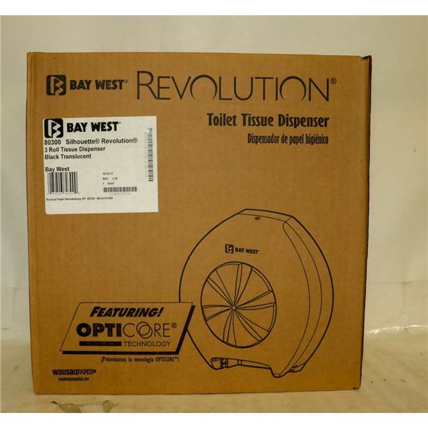 REVOLUTION 3 ROLL TISSUE DISPENSER