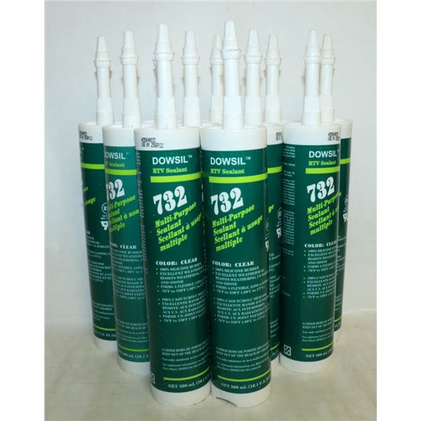 CASE OF 11 DOWSIL 732 MULTI PURPOSE SEALANT