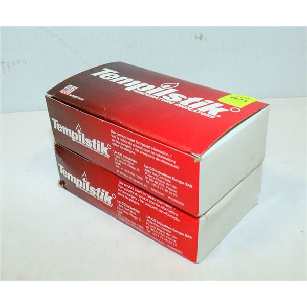 LOT OF 2 TEMPLISKTIK TEMPERATURE INDICATORS
