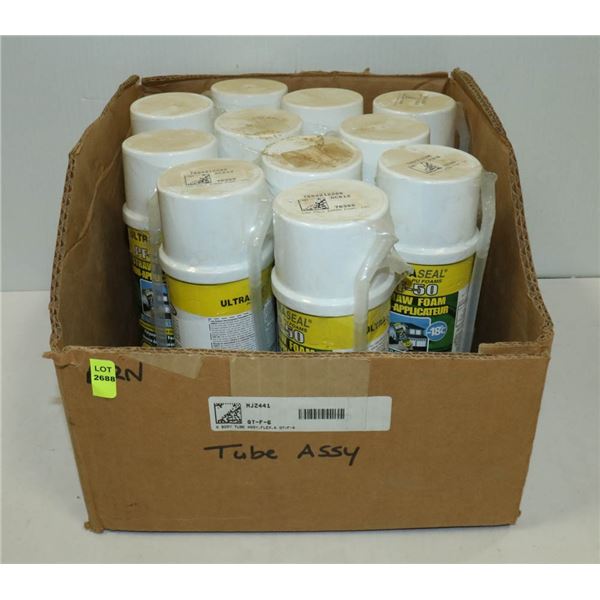 BOX OF 11 CANS ULTRA SEAL PF-50 STRAW FOAM 340G