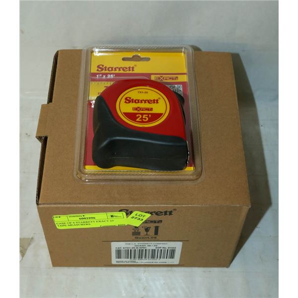 CASE OF 6 STARRETT EXACT 25' TAPE MEASURES