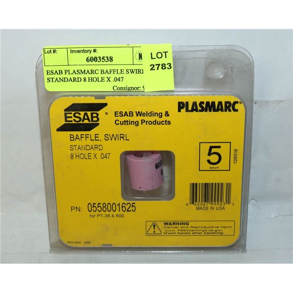 ESAB PLASMARC BAFFLE SWIRL STANDARD 8 HOLE X .047