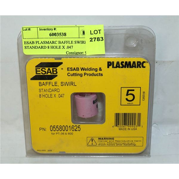 ESAB PLASMARC BAFFLE SWIRL STANDARD 8 HOLE X .047
