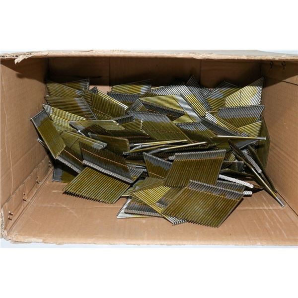 BOX LOT OF STICK FRAMING NAILS 3-1/4" X .120"
