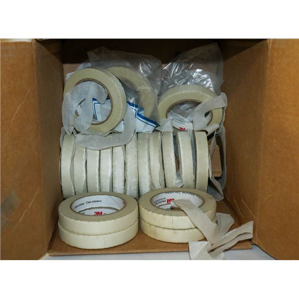 PARTIAL BOX OF 3M GLASS CLOTH ELECTRICAL TAPE