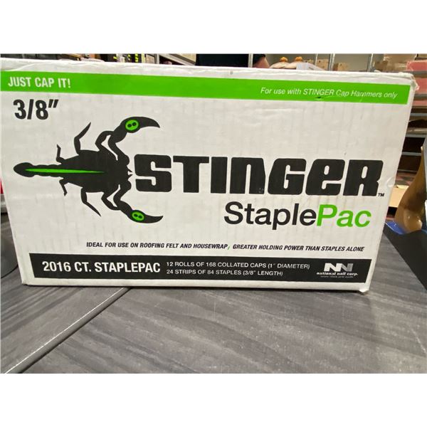 NEW STAPLEPAC 3/8 LENGTH- 2016 CT