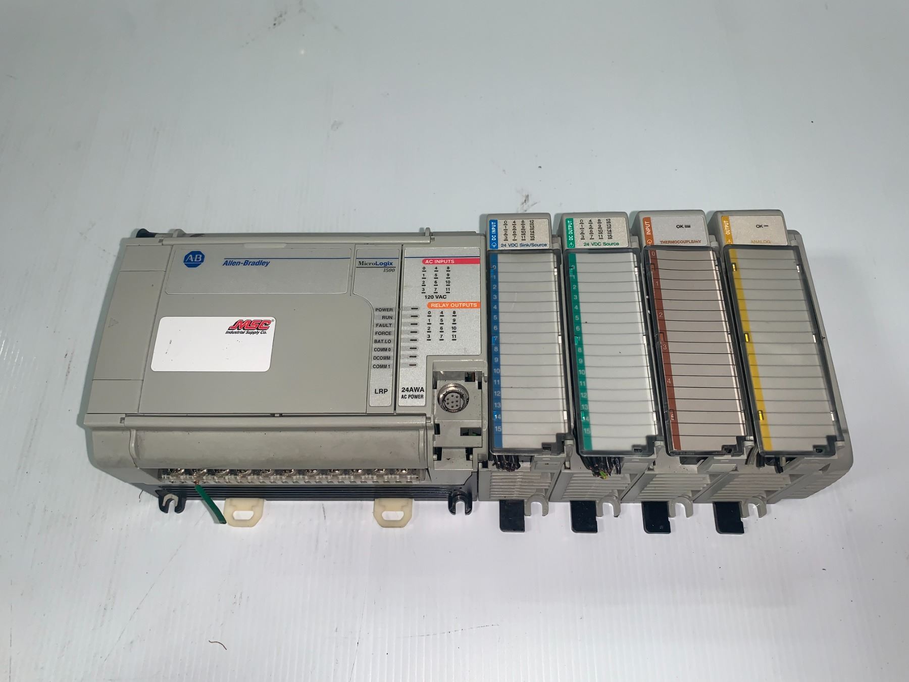 Allen-Bradley Rack w/Modules As Shown