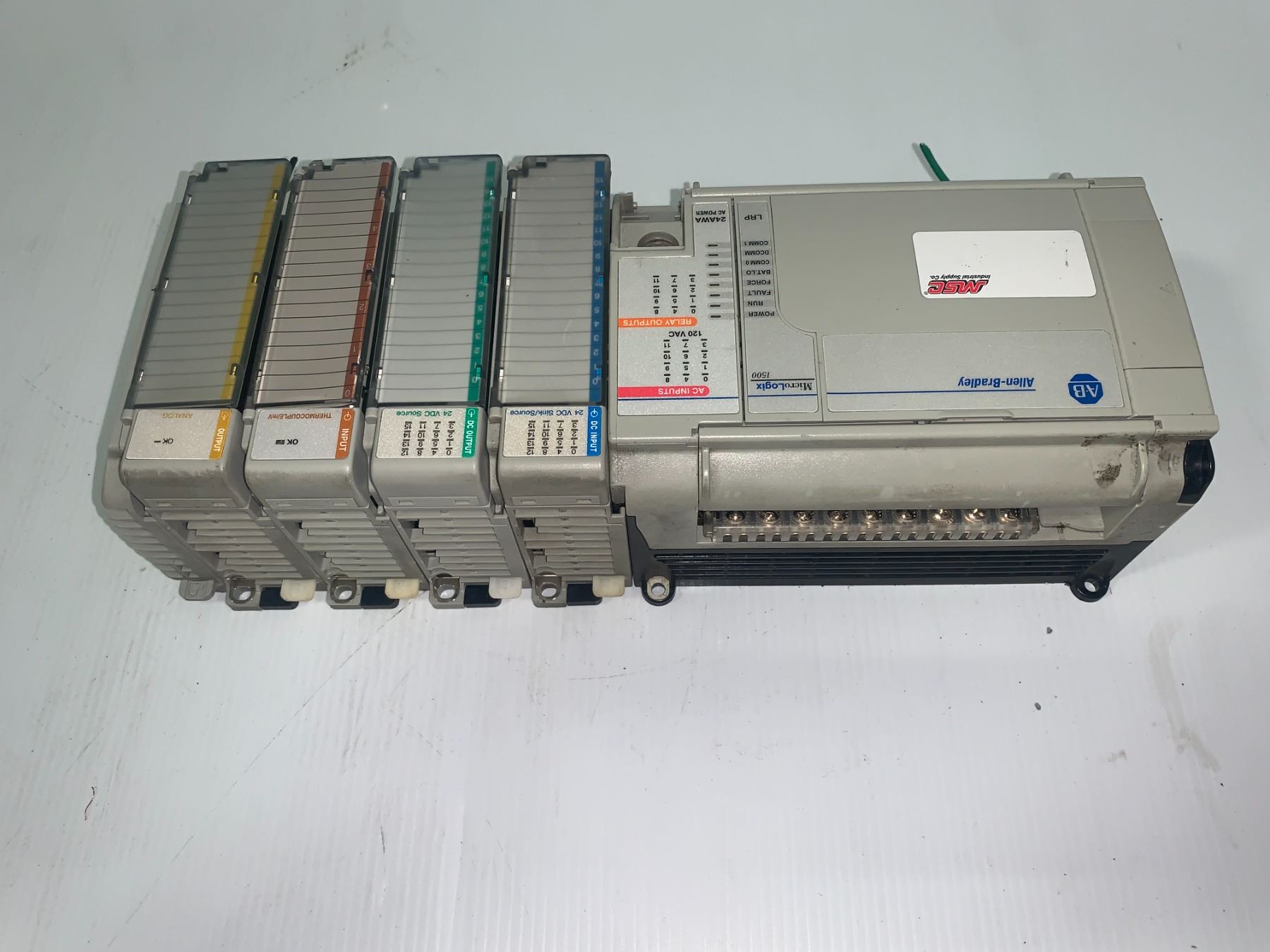 Allen-Bradley Rack w/Modules As Shown