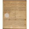 Image 1 : George Washington Document Signed as President