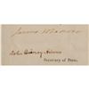 Image 2 : James Monroe and John Quincy Adams Document Signed as President and Secretary of State