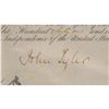 Image 3 : John Tyler Document Signed as President