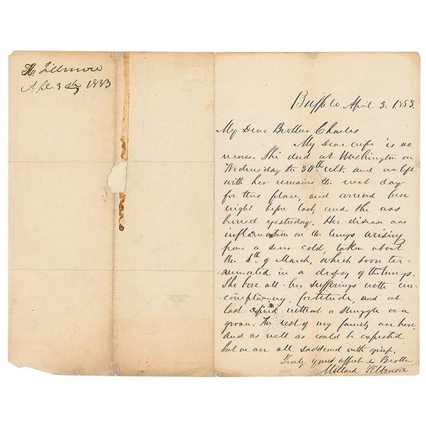 Millard Fillmore Autograph Letter Signed