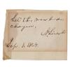 Image 1 : Abraham Lincoln Autograph Endorsement Signed as President